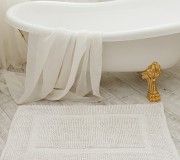 Килим для ванної Woven Rug 16514 white - высокое качество по лучшей цене в Украине.