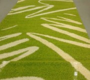 Высоковорсная ковровая дорожка Shaggy 0791 зеленый - высокое качество по лучшей цене в Украине.