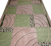 Синтетическая ковровая дорожка KIWI 02578B Beige/L.Green - высокое качество по лучшей цене в Украине.