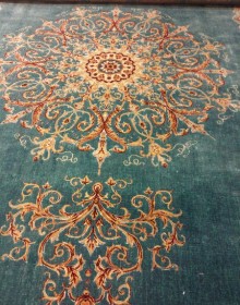 Іранський килим Diba Carpet Violet blue - высокое качество по лучшей цене в Украине.