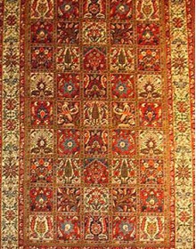 Иранский ковер Diba Carpet Kheshti l.red - высокое качество по лучшей цене в Украине.