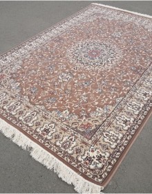 Iranian carpet SHAH ABBASI COLLECTION  (X-041/1730 BROWN) - высокое качество по лучшей цене в Украине.