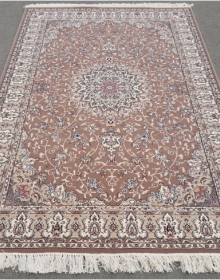 Iranian carpet SHAH ABBASI COLLECTION  (X-041/1730 BROWN) - высокое качество по лучшей цене в Украине.