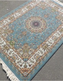 Iranian carpet Shah Kar Collection (Y-009/80060 blue) - высокое качество по лучшей цене в Украине.