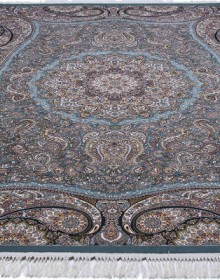 Persian carpet Kashan 607-LBL blue - высокое качество по лучшей цене в Украине.