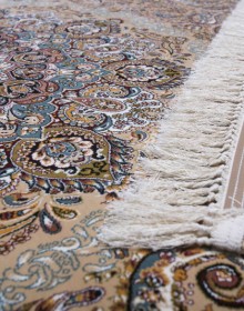 Перський килим Kashan 612-BE Beije - высокое качество по лучшей цене в Украине.