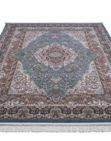 Persian carpet Kashan 612-LBL blue - высокое качество по лучшей цене в Украине.