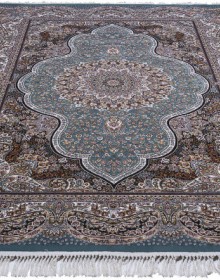 Persian carpet Kashan 620-LBL blue - высокое качество по лучшей цене в Украине.