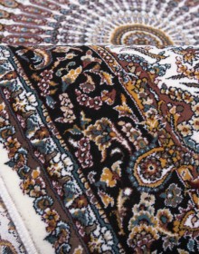 Persian carpet Kashan 773-C cream - высокое качество по лучшей цене в Украине.