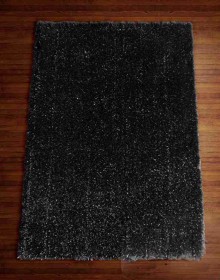Високоворсный килим Kelebek S000K Black - высокое качество по лучшей цене в Украине.