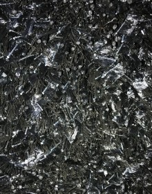 Високоворсный килим Kelebek S000K Black - высокое качество по лучшей цене в Украине.