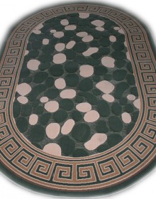 Arylic carpet Antik  4037 green-green - высокое качество по лучшей цене в Украине.