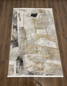 Acrylic carpet AQUA A261B , GREY YELLOW - высокое качество по лучшей цене в Украине.