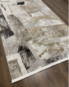 Acrylic carpet AQUA A261B , GREY YELLOW - высокое качество по лучшей цене в Украине.