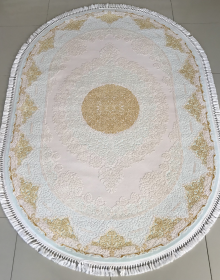 Акриловий килим Diora 3528A B.Beige / L.Gold - высокое качество по лучшей цене в Украине.