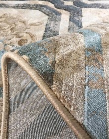Synthetic carpet Jasmine Drop 9975A L.Beige-L.Blue - высокое качество по лучшей цене в Украине.
