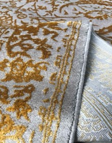 Акриловий килим Manyas W1699 L.Grey-Gold - высокое качество по лучшей цене в Украине.