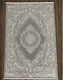 Акриловий килим NOOR A4027B Cream/Mink  - высокое качество по лучшей цене в Украине.