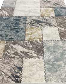 Акриловий килим Sahra 0163A White-Blue - высокое качество по лучшей цене в Украине.