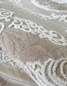 Поліестеровий килим TEMPO 117AA CREAM/BEIGE - высокое качество по лучшей цене в Украине.