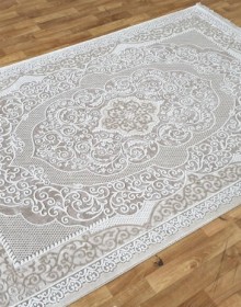 Поліестеровий килим TEMPO 116ZA POLY.BEIGE/CREAM - высокое качество по лучшей цене в Украине.