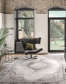 Акриловий килим VALENTINO V575B cream/grey  - высокое качество по лучшей цене в Украине.