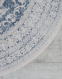 Акриловий килим VALS W2328 С.Blue-Ivory - высокое качество по лучшей цене в Украине.
