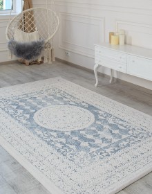 Акриловий килим VALS W2328 С.Blue-Ivory - высокое качество по лучшей цене в Украине.