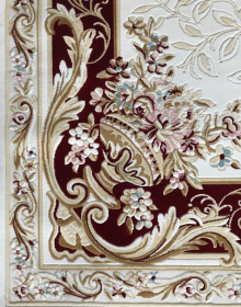 Акриловий килим Zarina 2657A cream-d.red - высокое качество по лучшей цене в Украине.