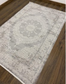 Акриловий килим ZEN ZN02B , GREY - высокое качество по лучшей цене в Украине.