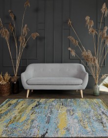 Синтетичний килим ALMINA 108739 12-green/blue - высокое качество по лучшей цене в Украине.