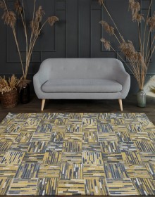 Синтетичний килим ALMINA 108765 8-green/grey - высокое качество по лучшей цене в Украине.