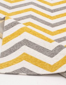 Синтетичний килим ALMINA 131700 grey/yellow - высокое качество по лучшей цене в Украине.