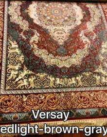 Иранский ковер Diba Carpet Versay redlight-brown-gray - высокое качество по лучшей цене в Украине.