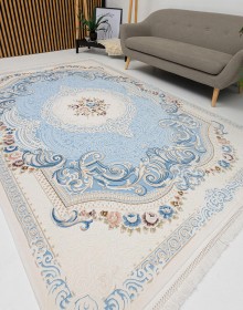 Високощільний килим Belmond K184A L. BLUE-H.B CREAM - высокое качество по лучшей цене в Украине.