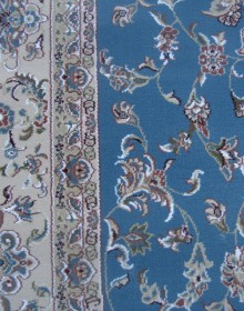 Високощільний килим Esfahan 4904A blue-ivory - высокое качество по лучшей цене в Украине.