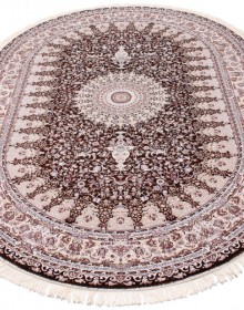 Високощільний килим Esfahan 4996A d.brown-ivory - высокое качество по лучшей цене в Украине.