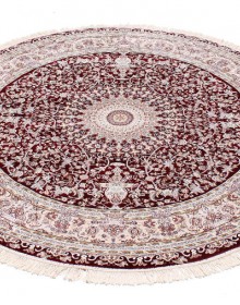 Високощільний килим Esfahan 4996A d.red-ivory - высокое качество по лучшей цене в Украине.