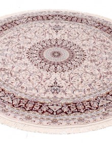High-density carpet Esfahan 4996A ivory-d.red - высокое качество по лучшей цене в Украине.