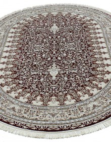 Високощільний килим Esfahan 4996F d.red-ivory - высокое качество по лучшей цене в Украине.