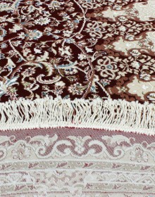 High-density carpet Esfahan 4996F d.red-ivory - высокое качество по лучшей цене в Украине.