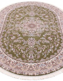 High-density carpet Esfahan 5978A green-ivory - высокое качество по лучшей цене в Украине.