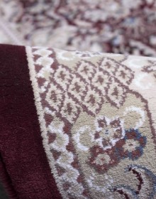 Високощільний килим Esfahan 9915A d.red-ivory - высокое качество по лучшей цене в Украине.