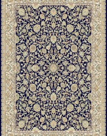 Iranian carpet Marshad Carpet 3012 Dark Blue - высокое качество по лучшей цене в Украине.