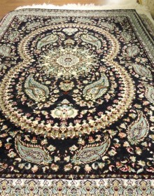 Iranian carpet Marshad Carpet 3013 Dark Black - высокое качество по лучшей цене в Украине.