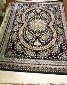 Иранский ковер Marshad Carpet 3013 Dark Black - высокое качество по лучшей цене в Украине.