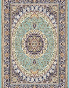 Іранський килим Marshad Carpet 3016 Blue - высокое качество по лучшей цене в Украине.