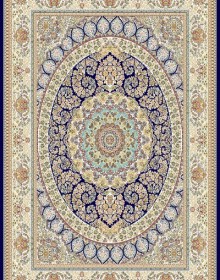 Іранський килим Marshad Carpet 3016 Dark Blue - высокое качество по лучшей цене в Украине.