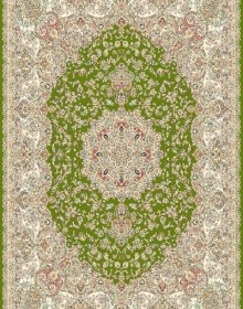 Iranian carpet Marshad Carpet 3017 Green - высокое качество по лучшей цене в Украине.