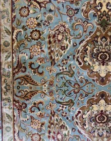 Iranian carpet Marshad Carpet 3042 Blue - высокое качество по лучшей цене в Украине.